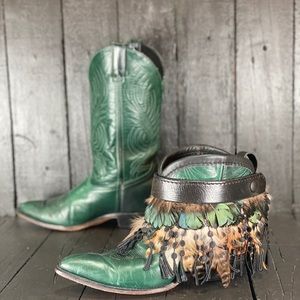 SOLD Size 8, Upcycled boot, originally a Code West boot